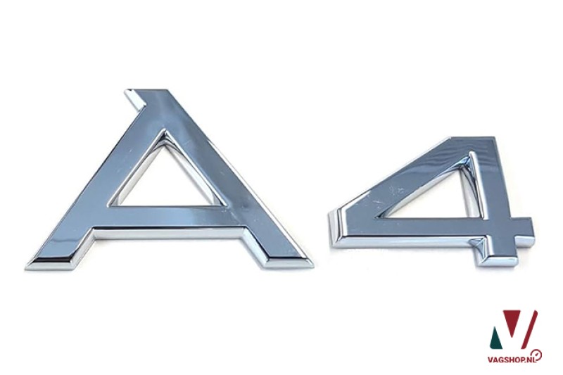 Audi A4 embleem achterzijde