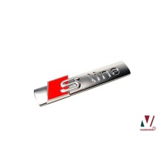 Audi s-line embleem achter- en zijkant chrome