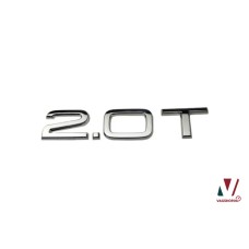 Audi 2.0T embleem achterzijde 