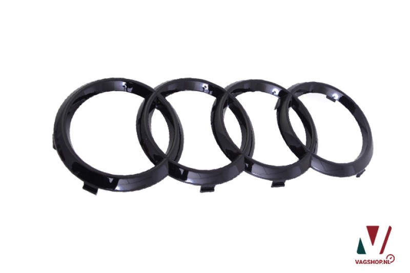 Audi logo voorzijde grille in hoogglans