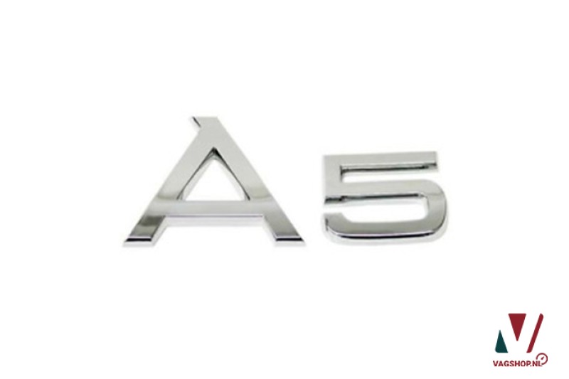 Audi A5 embleem achterzijde