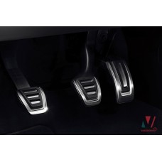 Audi A1 (GB) / A3 8V pedaalkappenset RVS