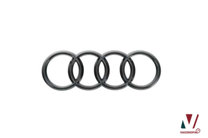 Audi A4 (B9) sedan logo zwart achter