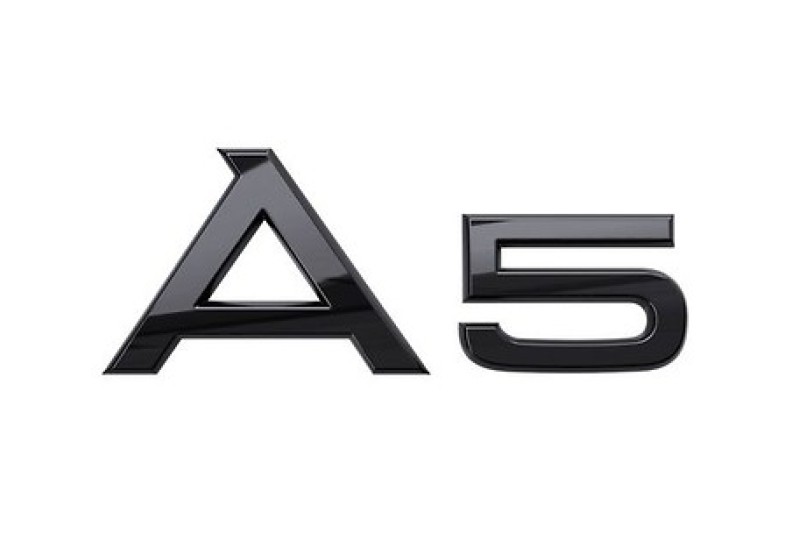 Audi A5 embleem achterzijde