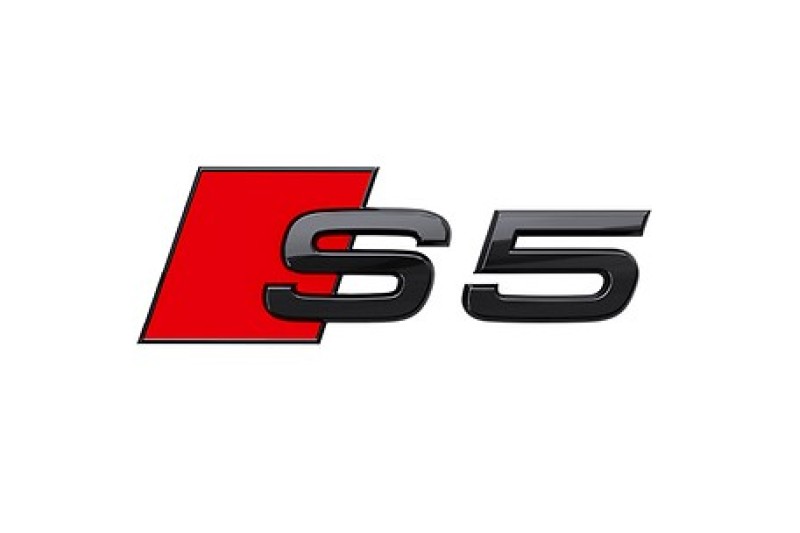 Audi S5 embleem achterzijde
