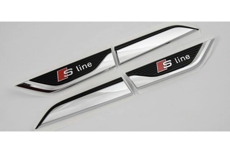 Audi A5 F5 S-Line emblemen set spatbord 