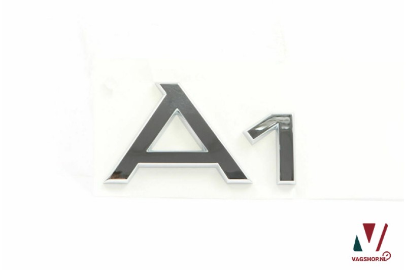 Audi A1 (8X) embleem achterzijde chrome