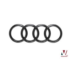 Audi A1 (8X) zwart logo voorzijde in hoogglans