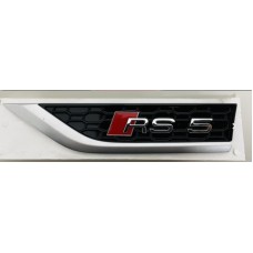 Audi RS5 originele zij emblemenset chroom kleur