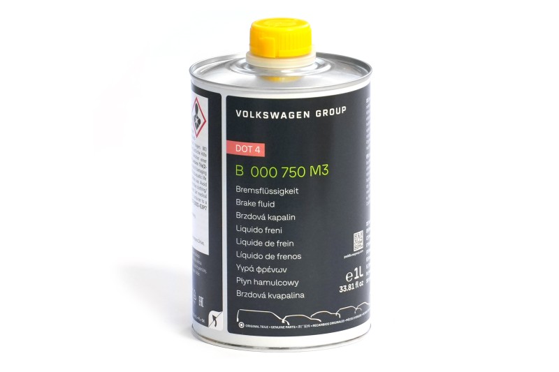 Originele Volkswagen remvloeistof DOT4 - 1 liter Originele Volkswagen remvloeistof DOT4 - 1 liter