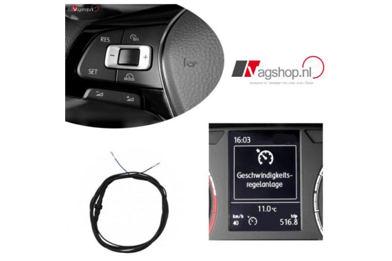 Cruise control VW Scirocco met Multifunctiestuur