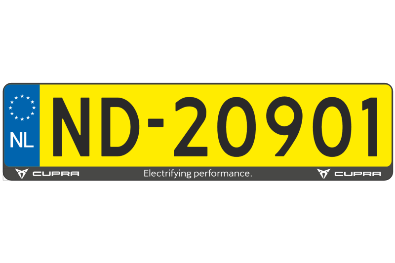 CUPRA kentekenplaathouder