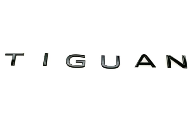 Tiguan AD embleem in de zwarte kleur