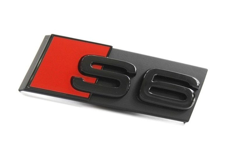 Audi S6 embleem zwart