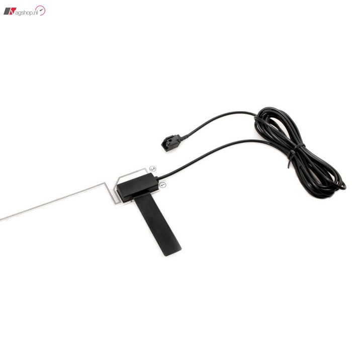 Universele Auto DAB/DAB+ Radio Antenne raam montage 3m - ANT453-DAB+ -  Zwart