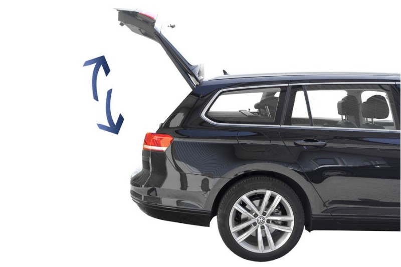 Electrisch bedienbare achterklep voor de Passat 3G