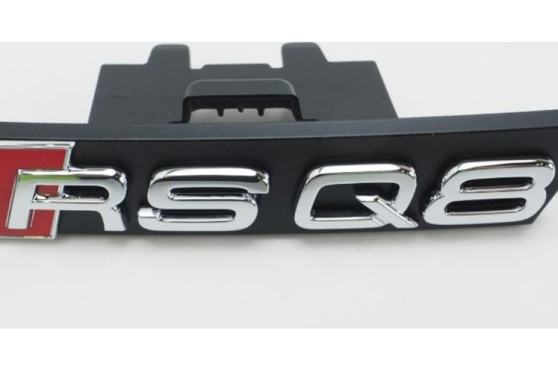 Audi RSQ8 grill embleem chroom 
