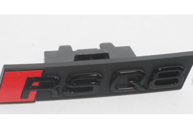 Audi RSQ8 grill embleem zwart