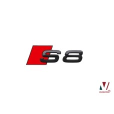 Audi S8 embleem achterklep zwart