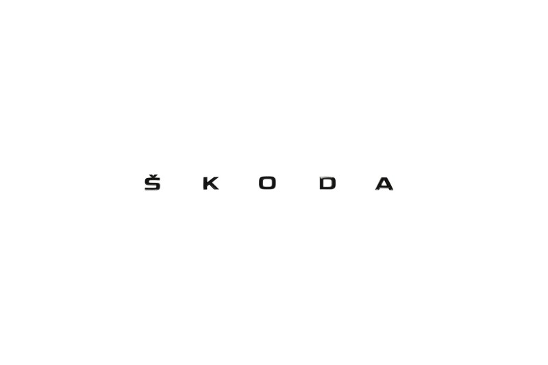 Škoda Enyaq embleem zwart