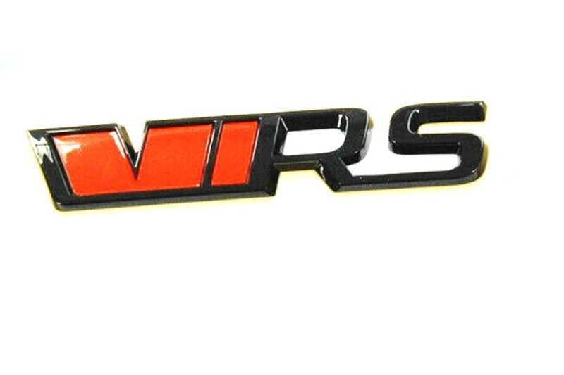 Škoda RS embleem zwart