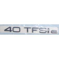 Audi 40 TFSI-E embleem chroom achterzijde