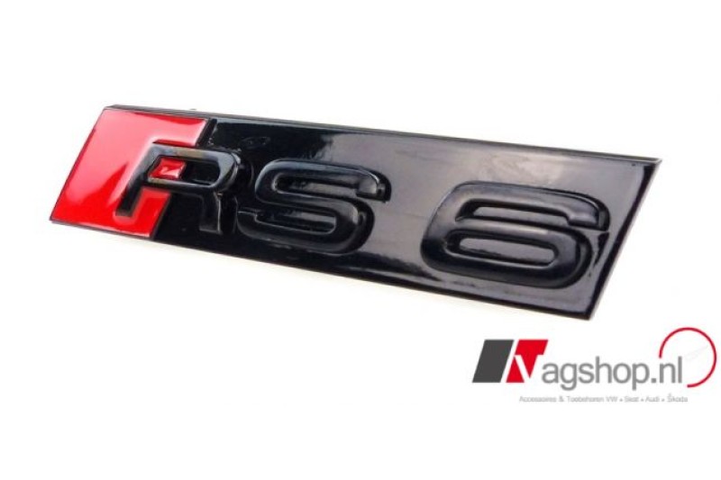 Audi RS6 C7 4G Embleem Zwart