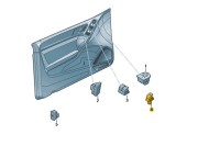 Volkswagen raamschakelaar, 5K0959855 XSH