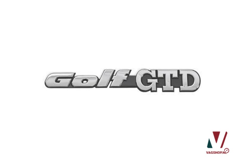 Volkswagen Golf 3 GTD embleem achterzijde