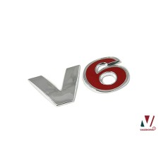 Volkswagen V6 (rood) embleem