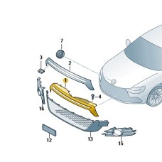 Volkswagen Scirocco grille