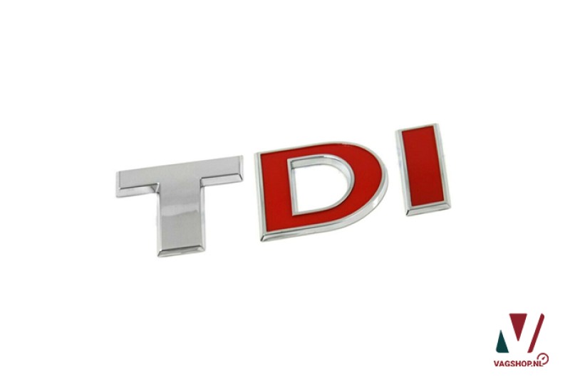 Volkswagen TDI embleem chrome