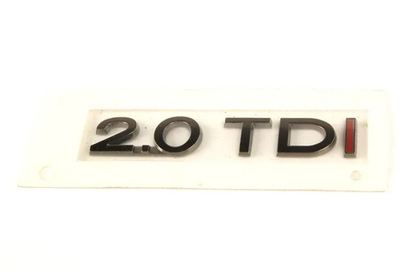 2.0 TDI embleem achterkant
