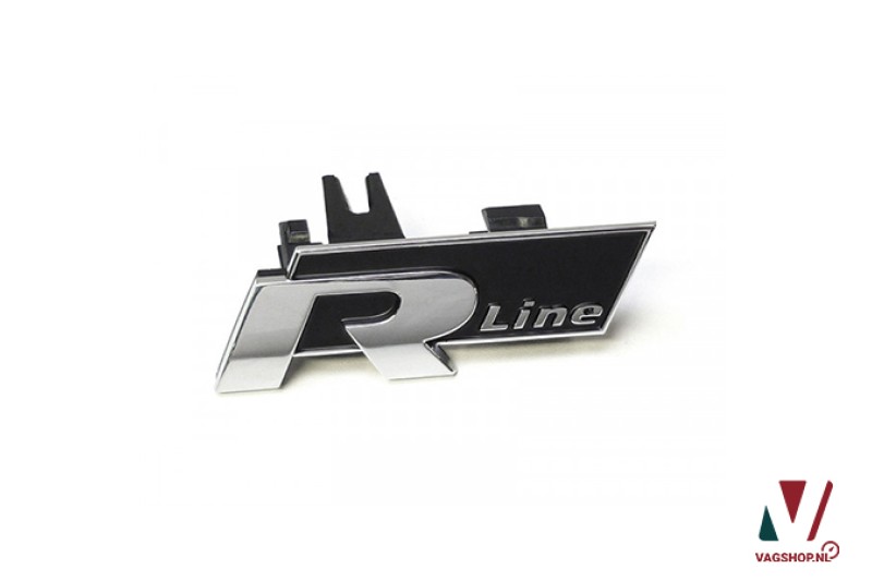 Volkswagen R-line embleem voor Passat B8 (3G) in grille
