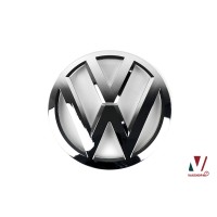 Volkswagen Golf 7 en 7.5  logo voorzijde in hoogglans zwart