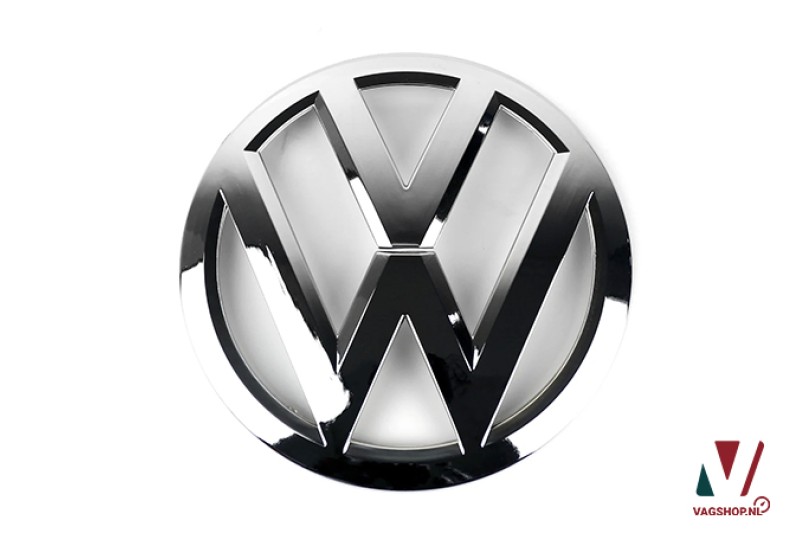 Volkswagen Golf 7 en 7.5  logo voorzijde in hoogglans zwart