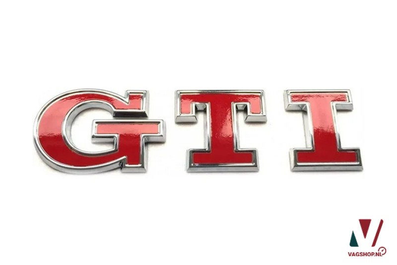 Volkswagen GTI embleem achterzijde