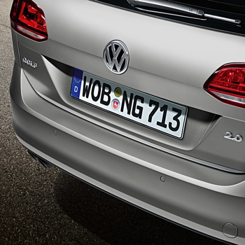 Chromen lijst onderop de achterklep vd Golf 7 Variant