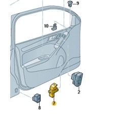 Volkswagen Golf 8 / Tiguan AD1 tankklep schakelaar