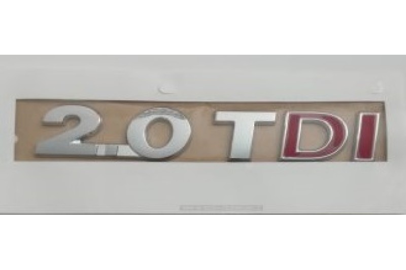 VW Tiguan AD en Touran 5T2.0 TDI embleem rode D & I 