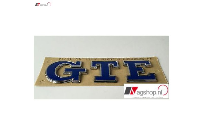 Volkswagen Golf 7 en 7.5 GTE logo achterzijde in hoogglans zwart