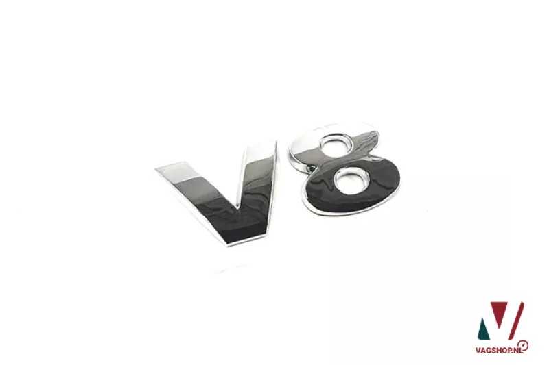 Volkswagen V8 embleem chrome