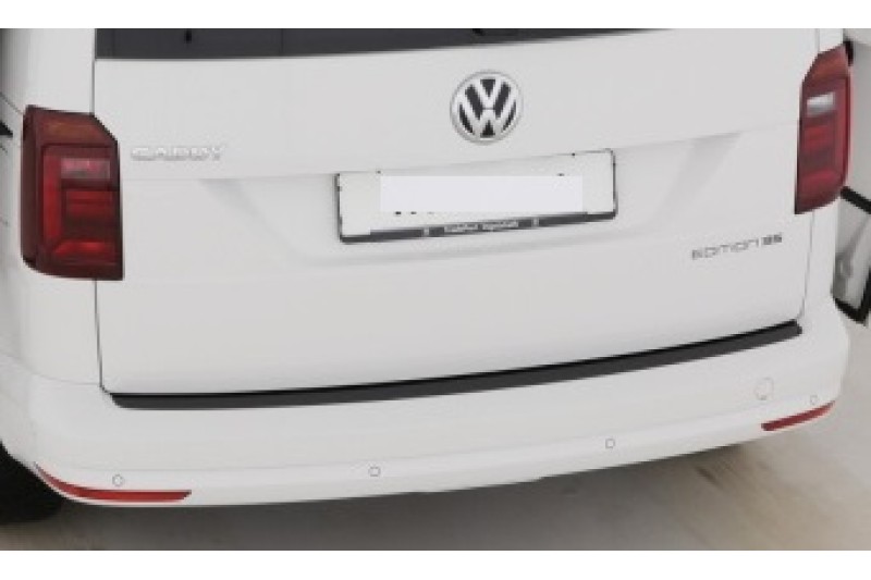 Volkswagen Caddy (SA) achterbumperbescherming zwartglanzend 
