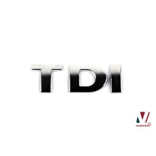 Volkswagen TDI chrome embleem