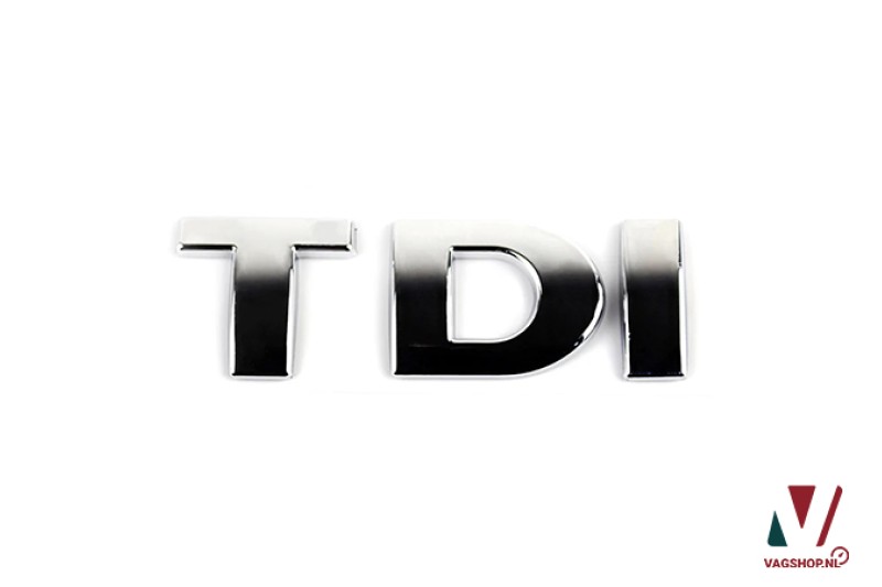 Volkswagen TDI chrome embleem