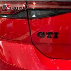 Golf 7 GTI embleem zwart achterzijde