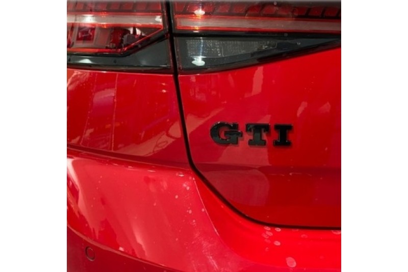 Golf 7 GTI embleem zwart achterzijde