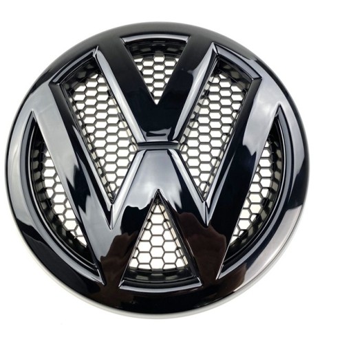 Zwart VW embleem in de grille voor de CC
