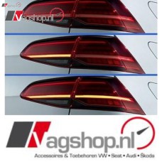Dynamische achterlichten voor de Golf 7 Facelift met Led achterlichten