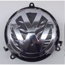 Vw embleem kofferklep zwart/chroom